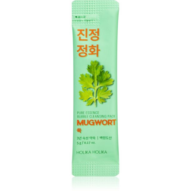 Pure Essence Mugwort Holika Holika Pure Essence Mugwort изгодна опаковка за перфектно почистена кожа