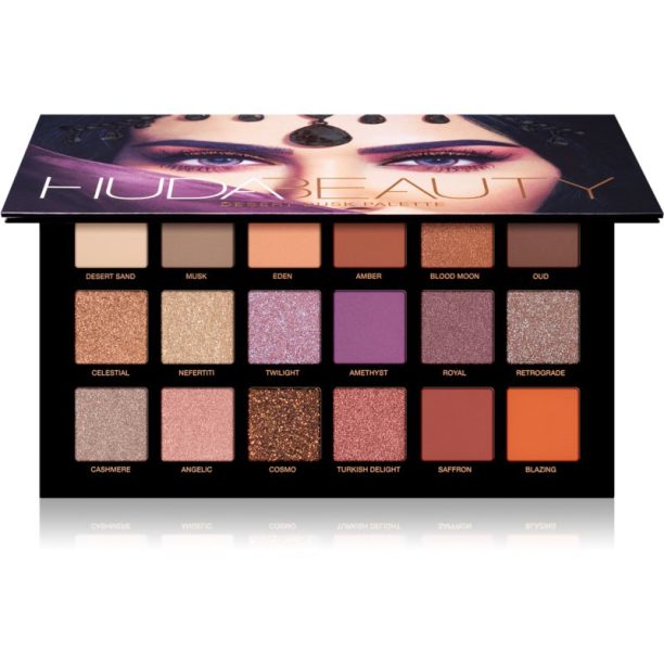 Huda Beauty Desert Dusk палитра сенки за очи