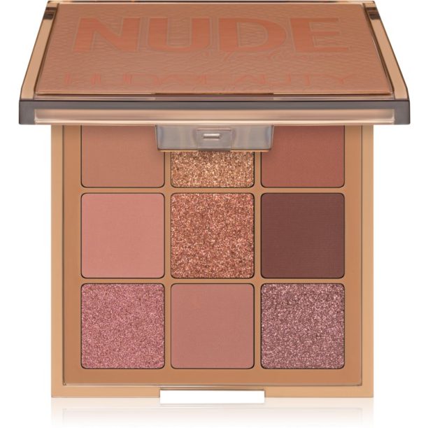 Huda Beauty Nude Obsessions палитра сенки за очи цвят Nude medium 34 гр.