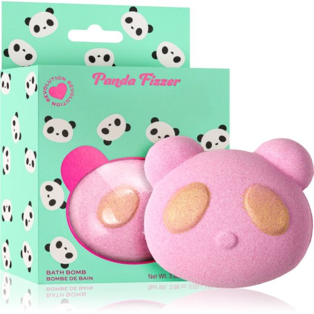 I Heart Revolution Bath Fizzer Panda бомбичка за вана с аромат Cranberry & Vanilla 110 гр. на ниска цена