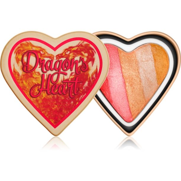 I Heart Revolution Dragons Heart озарител за околоочната зона и скулите 10 гр.