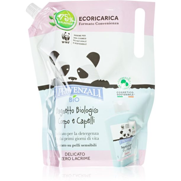 I Provenzali BIO Baby Bath Foam шампоан и душ гел за деца 750 мл.