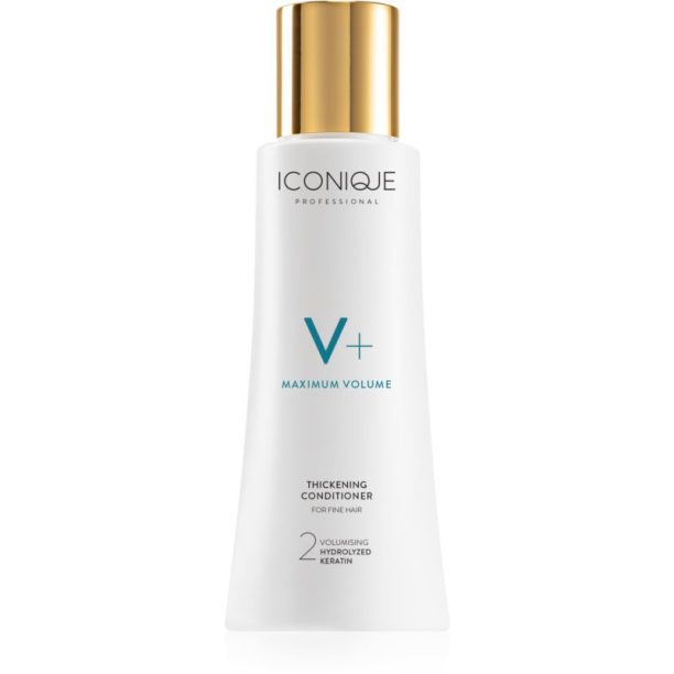 ICONIQUE Professional V+ Maximum volume Thickening Conditioner балсам за обем на нежна коса 100 мл.