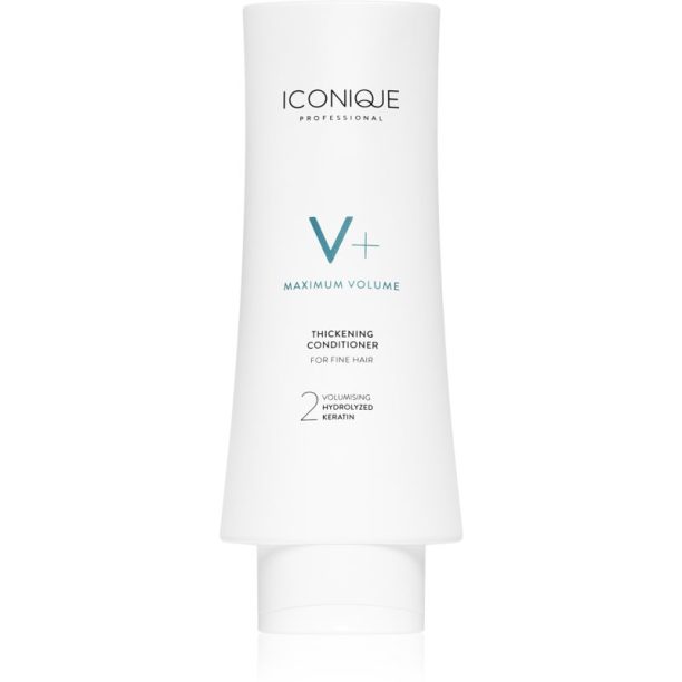 ICONIQUE Professional V+ Maximum volume Thickening Conditioner балсам за обем на нежна коса 200 мл. на ниска цена