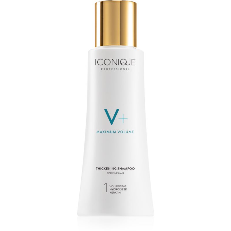 ICONIQUE Professional V+ Maximum volume Thickening shampoo шампоан за обем на фина коса 100 мл.