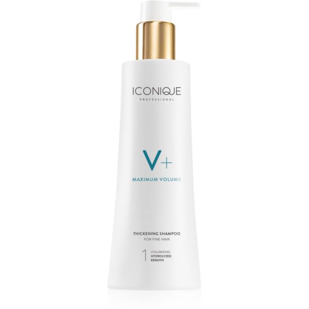 ICONIQUE Professional V+ Maximum volume Thickening shampoo шампоан за обем на фина коса 250 мл. на ниска цена