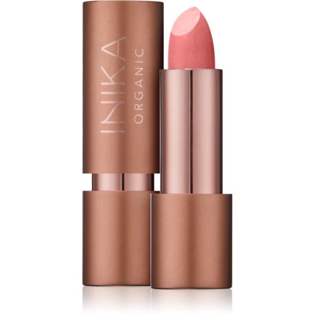 INIKA Organic Creamy Lipstick кремообразно хидратиращо червило цвят Nude Pink 4