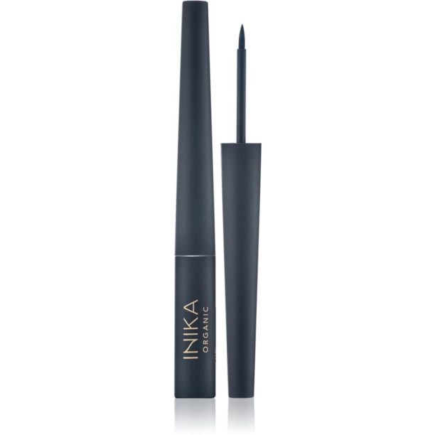 INIKA Organic Liquid Eyeliner течни очни линии цвят Black 3