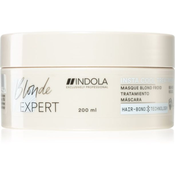 Indola Blond Expert Insta Cool подхранваща маска за коса за студени руси нюанси 200 мл.