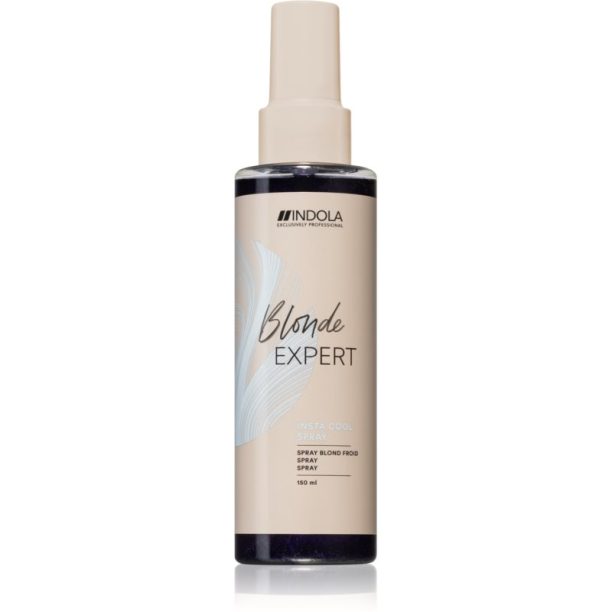 Indola Blond Expert Insta Cool спрей за коса неутрализиращ жълтеникавите оттенъци 150 мл.