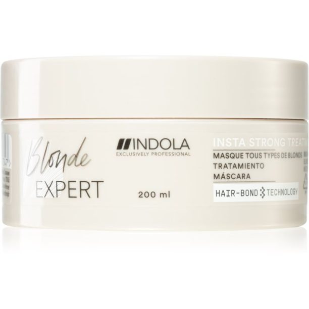 Indola Blond Expert Insta Strong подхранваща маска за коса за руса коса 200 мл.