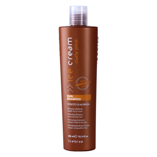 Inebrya Curly Plus Curl Shampoo хидратиращ шампоан за чуплива коса 300 мл.