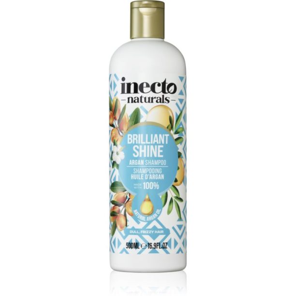 Inecto Argan шампоан за блясък и мекота на косата 500 мл.