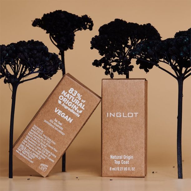 Natural Origin Inglot Natural Origin горен лак за нокти 8 мл. - оригинален продукт