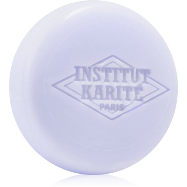 Institut Karité Paris Lavender Shea Macaron Soap твърд сапун + калъф 27 гр.