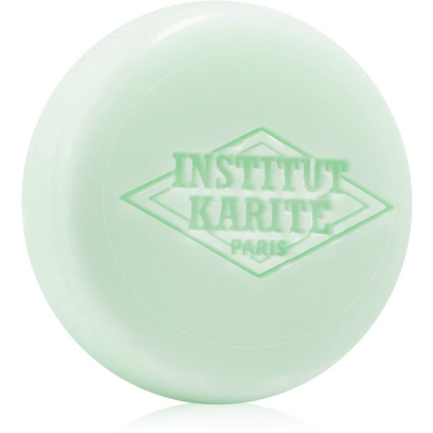 Institut Karité Paris Lily Of The Valley Shea Macaron Soap твърд сапун + калъф 27 гр.