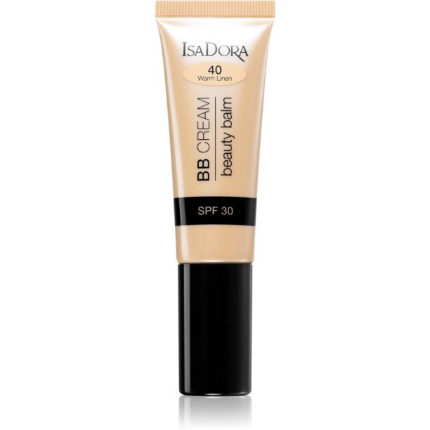 IsaDora BB Cream Beauty Balm хидратиращ BB крем SPF 30 цвят 40 Warm Linen 30 мл.