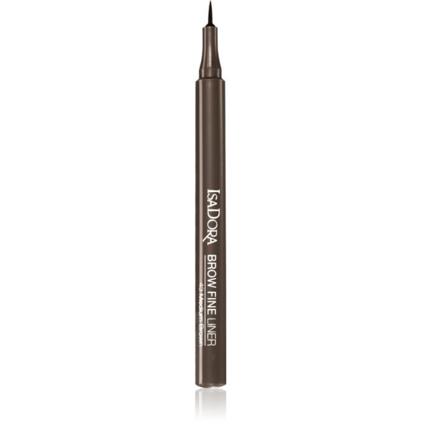 IsaDora Brow Fine Liner маркер за вежди цвят 43 Medium Brown 1