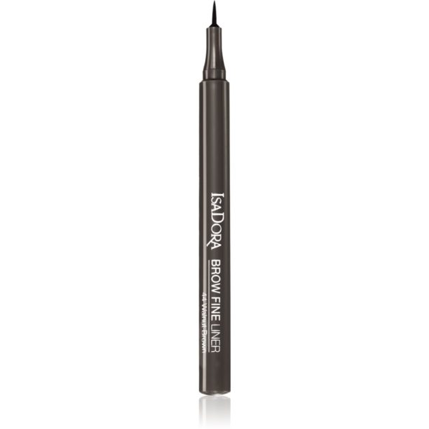 IsaDora Brow Fine Liner маркер за вежди цвят 44 Walnut Brown 1