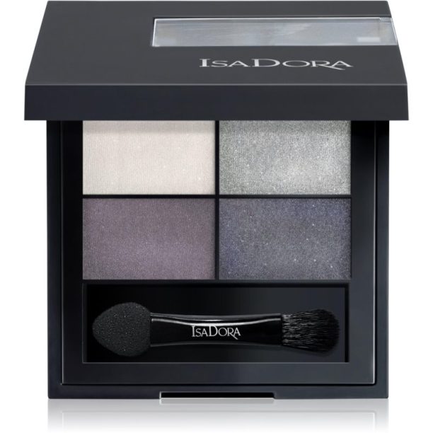 IsaDora Eye Shadow Quartet палитра сенки за очи цвят 12 Crystal Mauve 3