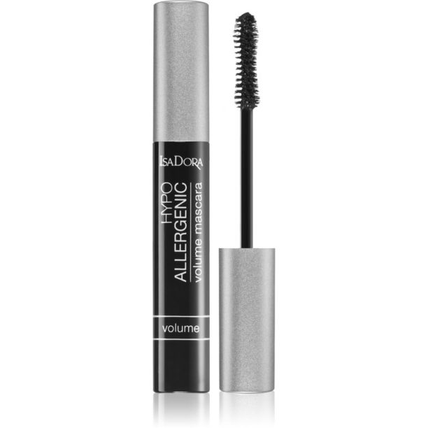 IsaDora Hypo-Allergenic Volume Mascara спирала придаваща обем за чувствителни очи цвят 34 Black 10 мл.