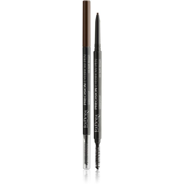 IsaDora Precision Eyebrow Pen прецизен молив за вежди цвят 03 Soft Brown 0