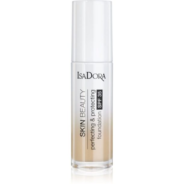 Skin Beauty IsaDora Skin Beauty защитен фон дьо тен SPF 35 цвят 02 Linen 30 мл.