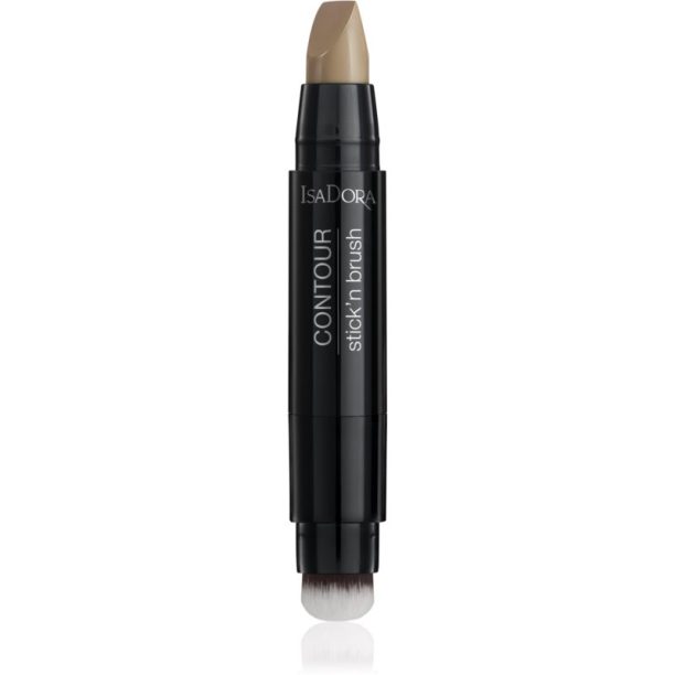 IsaDora Stick'n Brush Controur контуриращ молив с четка цвят 32 Beige Neutral на ниска цена