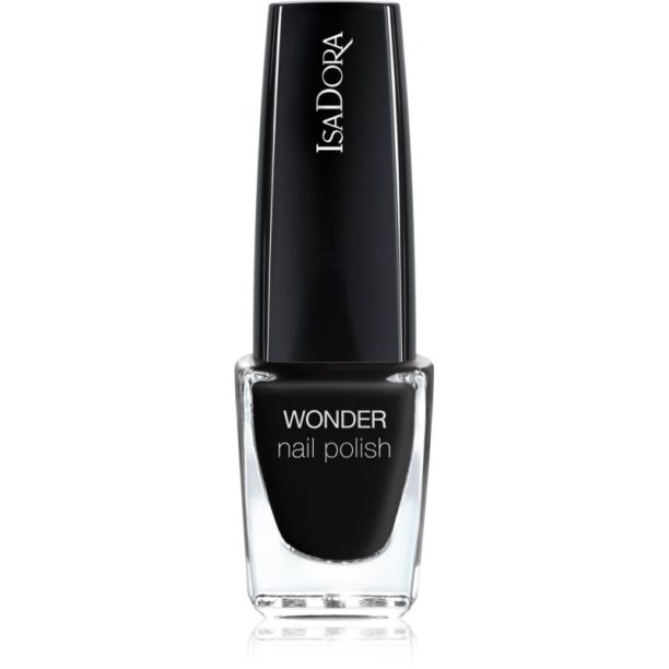 IsaDora Wonder Nail Polish бързозасъхващ лак за нокти цвят 139 Black Laquer 6 мл.