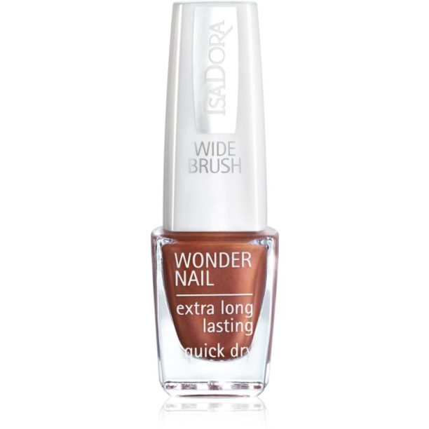 IsaDora Wonder Nail бързозасъхващ лак за нокти цвят 437 Copper Crush 6 мл.