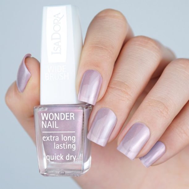 Wonder Nail IsaDora Wonder Nail бързозасъхващ лак за нокти цвят 580 Lavender Lush 6 мл.