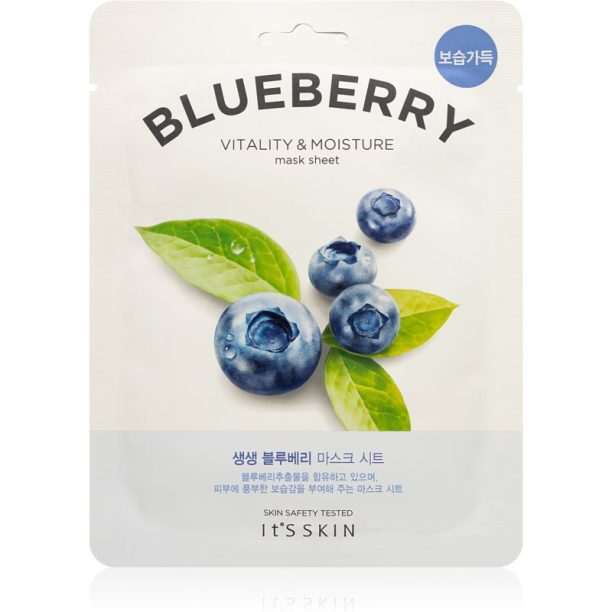 It´s Skin The Fresh Mask Blueberry хидратираща платнена маска с ревитализиращ ефект 21 гр.