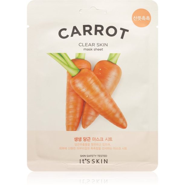 It´s Skin The Fresh Mask Carrot платнена маска с почистващ ефект 19 гр.