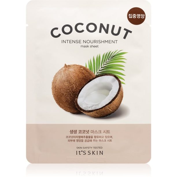 It´s Skin The Fresh Mask Coconut платнена маска с силно хидратиращ и подхранващ ефект 18 гр.