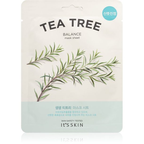 It´s Skin The Fresh Mask Tea Tree ревитализираща платнена маска за проблемна кожа