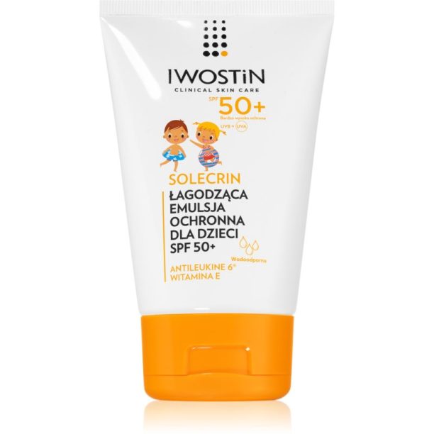 Iwostin Solecrin успокояваща защитна емулсия за деца SPF 50+ 100 мл.