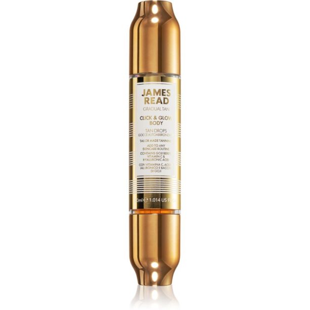 James Read Gradual Tan Click & Glow Body автобронзантни капки 30 мл.