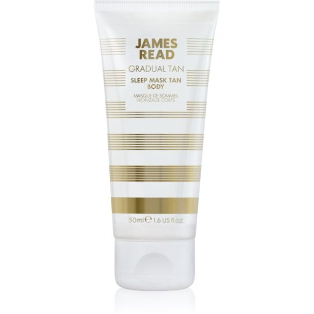 James Read Gradual Tan автобронзираща нощна хидратираща маска за тяло 50 мл.