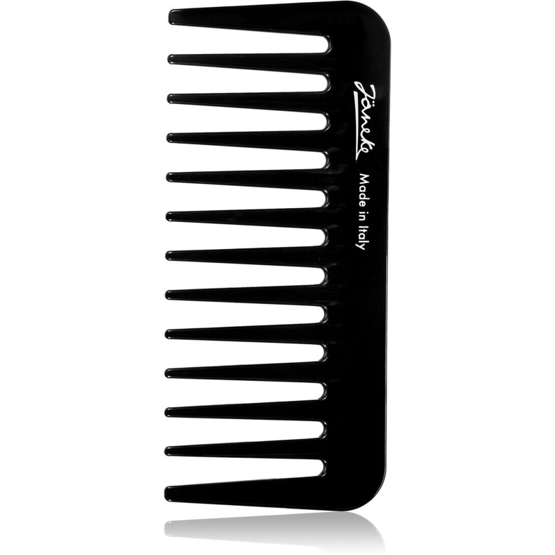 Janeke Black Line Small Supercomb гребен за коса за нанасяне на гелообразни продукти 11 × 5 cm