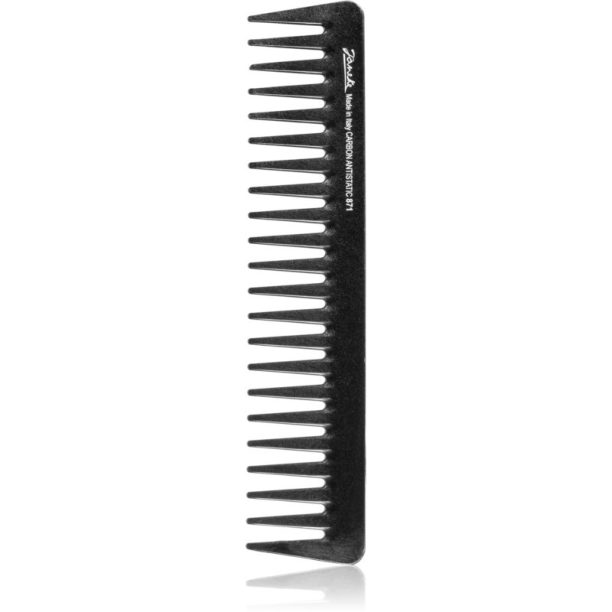 Janeke Carbon Fibre Gel Application Comb гребен за коса за нанасяне на гелообразни продукти 19 cm 1 бр.