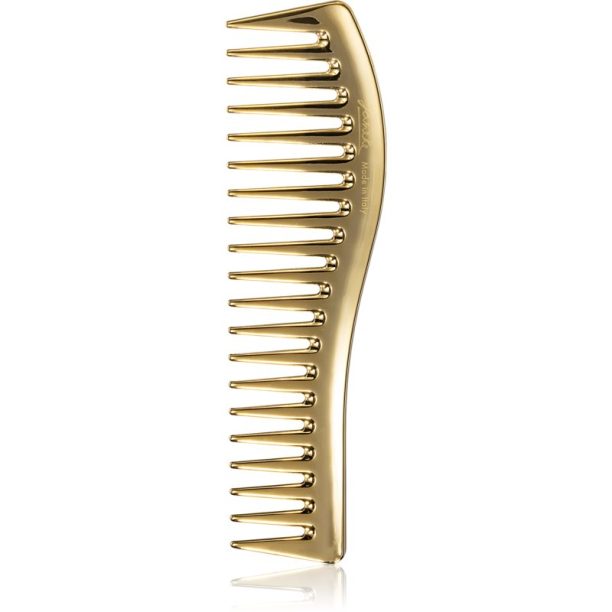 Janeke Gold Line Wavy Comb for Gel Application гребен за коса за нанасяне на гелообразни продукти 18