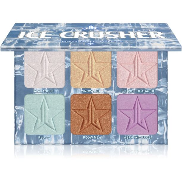 Jeffree Star Cosmetics Ice Crusher палитра хайлайтъри 6x7 гр. на ниска цена