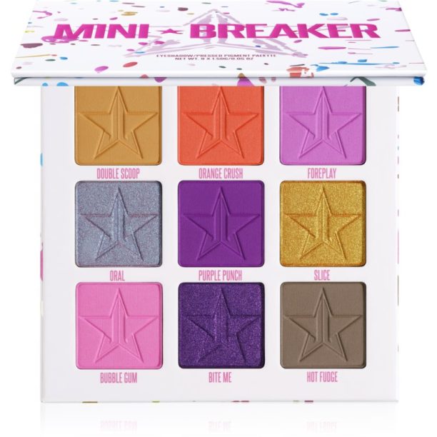 Jeffree Star Cosmetics Mini-Breaker палитра сенки за очи 9x1