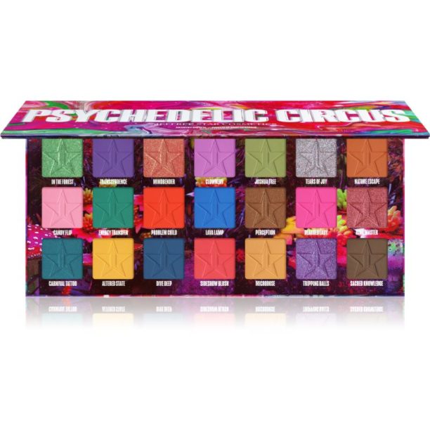 Jeffree Star Cosmetics Psychedelic Circus палитра за очи 21x1