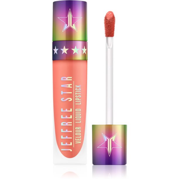 Jeffree Star Cosmetics Psychedelic Circus течно червило цвят Circus Peanut 5