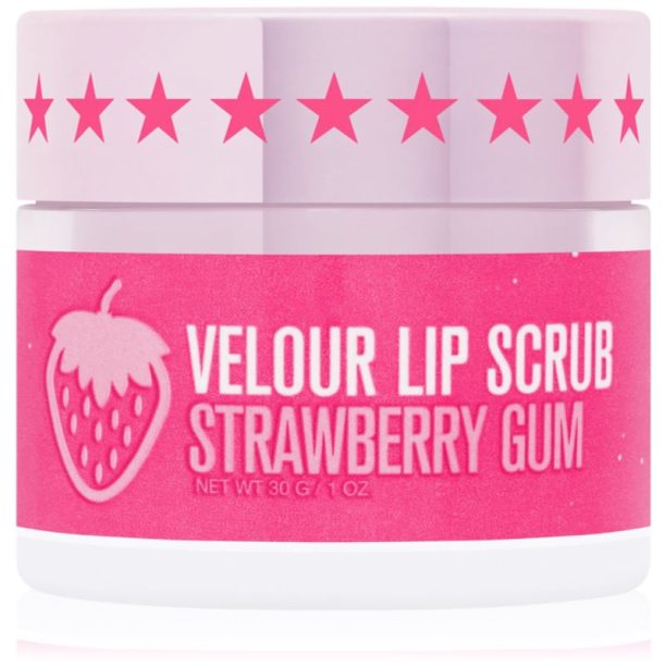 Jeffree Star Cosmetics Velour Lip Scrub захарен пилинг за устни Strawberry Gum 30 гр.