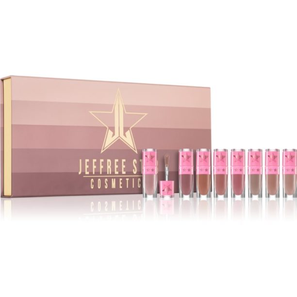 Jeffree Star Cosmetics Velour Liquid Lipstick комплект течно червило Nudes Volume 1 8 бр. на ниска цена