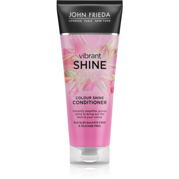 John Frieda Vibrant Shine балсам за блясък и мекота на косата 250 мл.