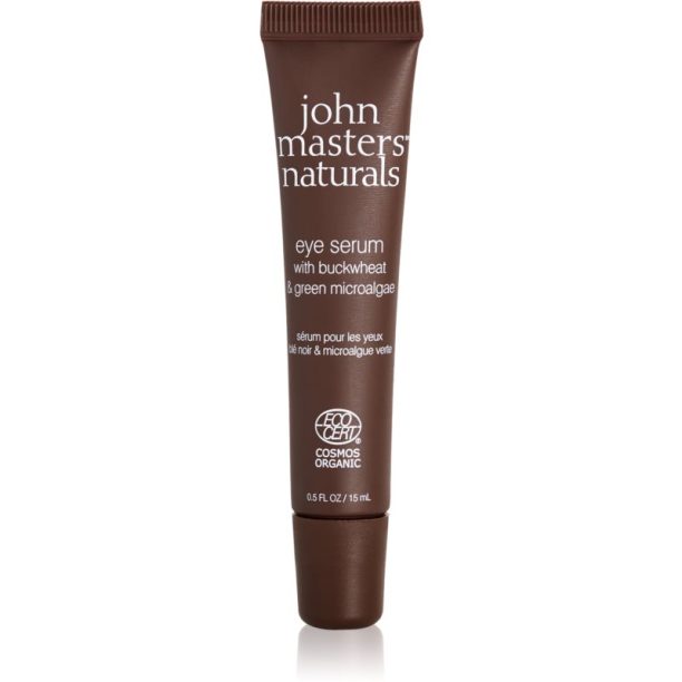 John Masters Organics Buckwheat & Green Microalgae Eye Serum серум за стягане на околоочния контур против бръчки