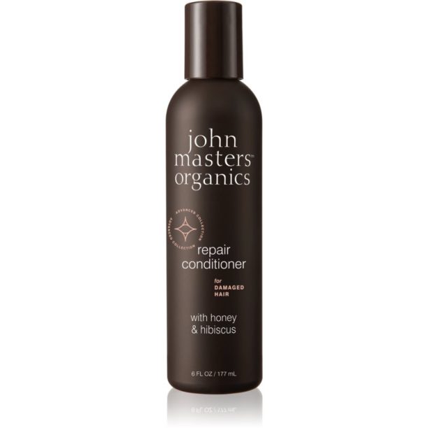 John Masters Organics Honey & Hibiscus Conditioner възстановяващ балсам за увредена коса 177 мл.